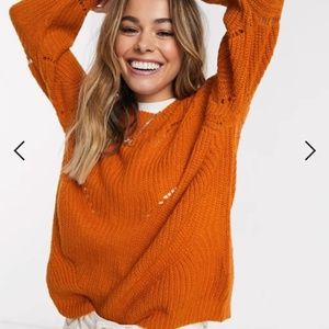 JDY Daisy high neck ladder knit